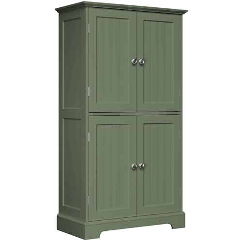 Bathroom Floor Storage Cabinet with Doors