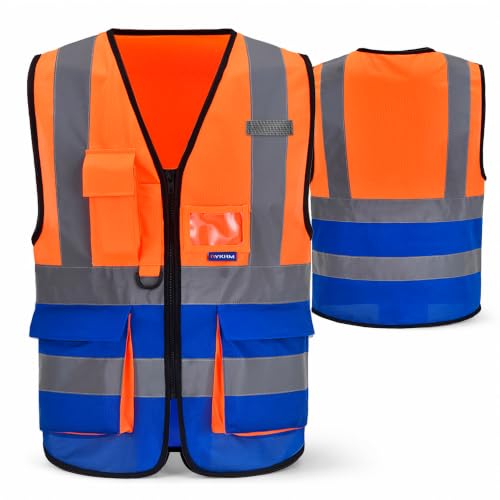 21 colors High Visibility Reflective Work Safety Vest XS
