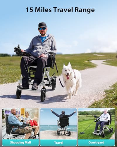 33 lb Lightweight Electric Wheelchair