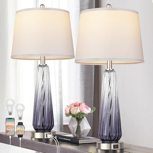 Table Lamps Set of 2 with Touch Control