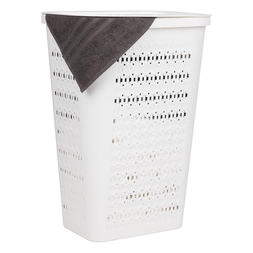 Slim Tapered Laundry Hamper with Lid