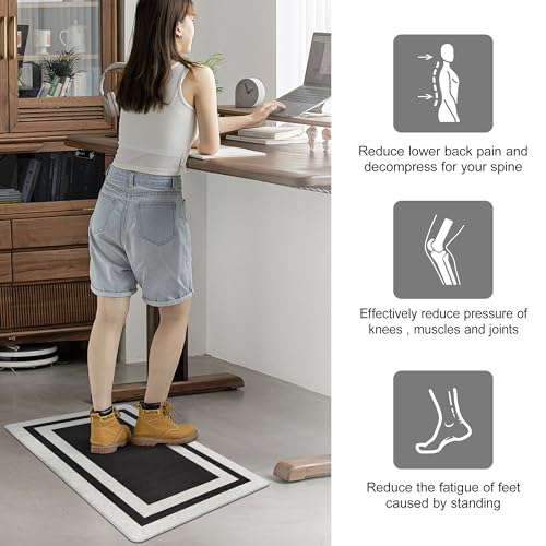 Anti Fatigue Kitchen Mats Memory Foam Cushioned Rugs
