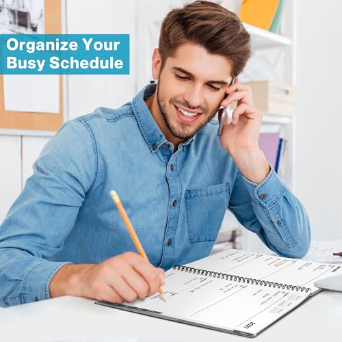 Planner Book Large 8.5x11 Weekly Monthly Daily Agenda