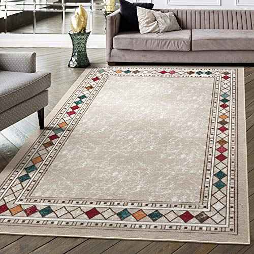 Alfombras Modern Bordered Non