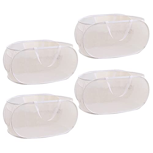4 Pcs Mesh Popup Laundry Hamper