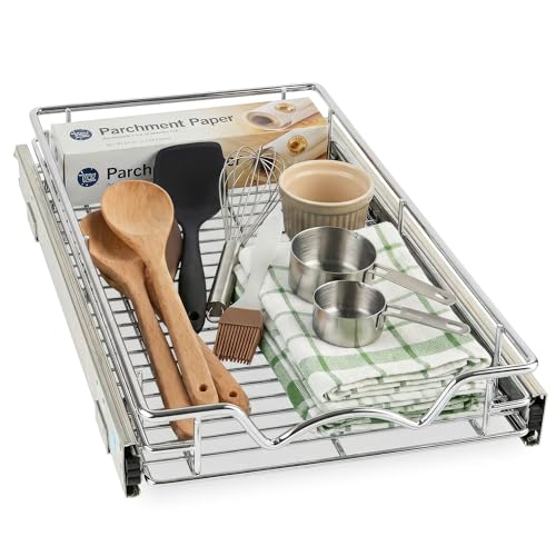 Hold N’ Storage Pull Out Cabinet Drawer Organizer