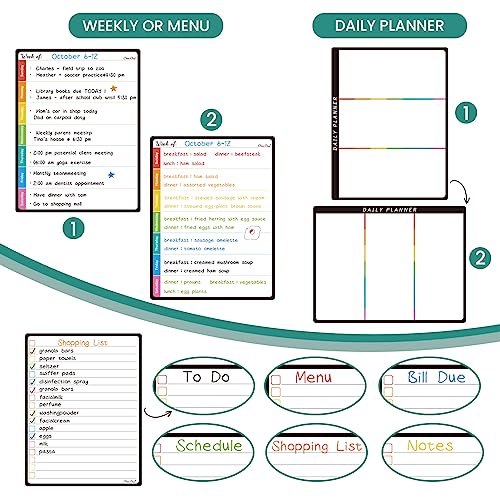 Magnetic Dry Erase Calendar Whiteboard Set