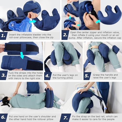 Bed Rest Patient Turning Device Multifunctional Turning Device PU Leather Anti