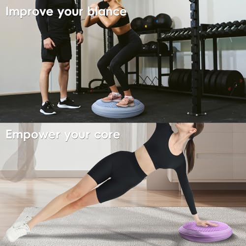 3 Pcs Inflated Wobble Cushion