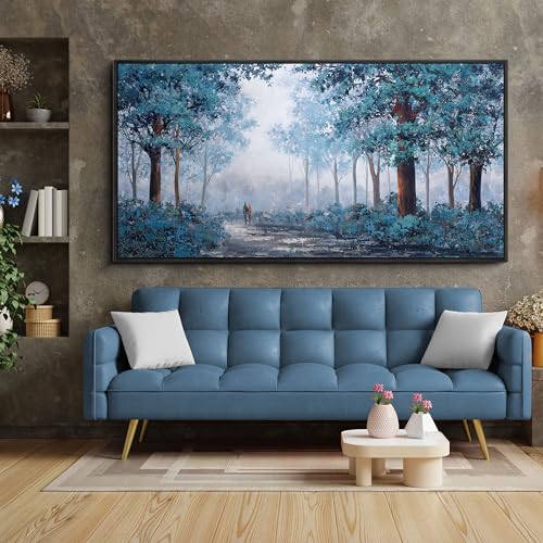 Large Wall Art Canvas Wall Decor Colorful Forests Decor