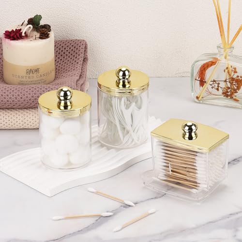 Bathroom Organizers and Storage Containers Gold
