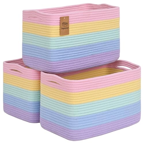 3 Pack Shelf Baskets for Organizing