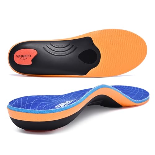 220+ lbs Plantar Fasciitis High Arch Support Insole for Men Women