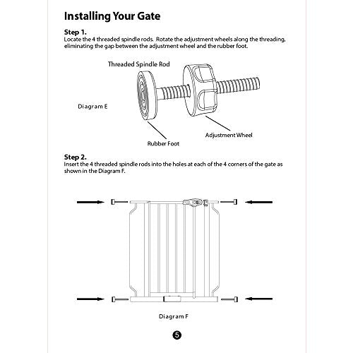 8MM Pressure Gates Threaded Spindle Rods