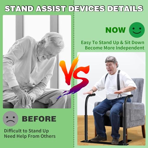 Oval Double Pipes Couch Stand Assist