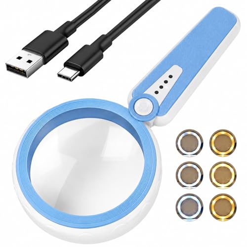 45X Magnifying Glass with Light