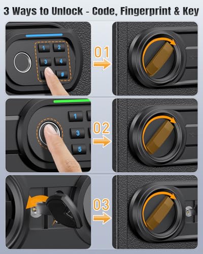70 71 Position Key Cabinet with Combination & Key Lock and Fingerprint Key Cabinet with Anti