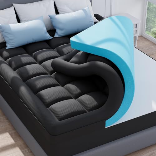 Dual Layer Memory Foam Mattress Topper