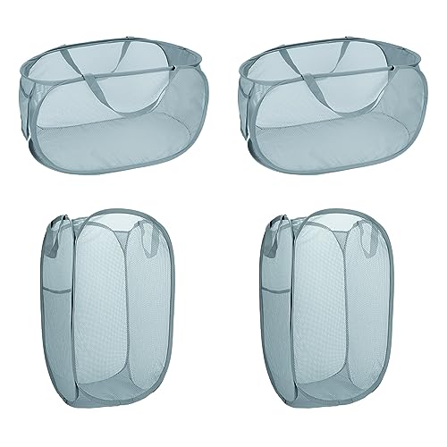 4 Pcs Mesh Popup Laundry Hamper