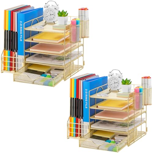 Desk Organizer with File Holder