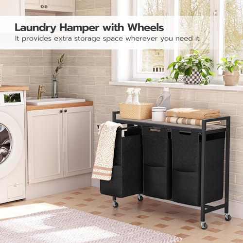 Laundry Sorter 3 Section