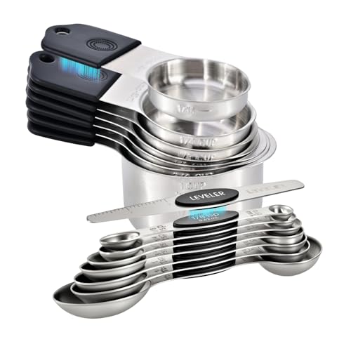16 Piece Magnetic Measuring Cups and Spoons Set