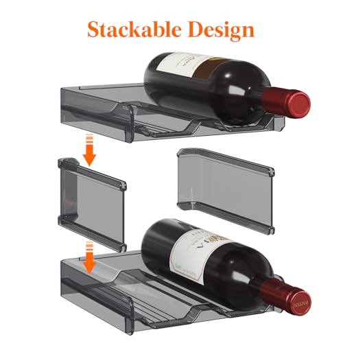 Plastic Stackable Wine Rack for Refrigerator
