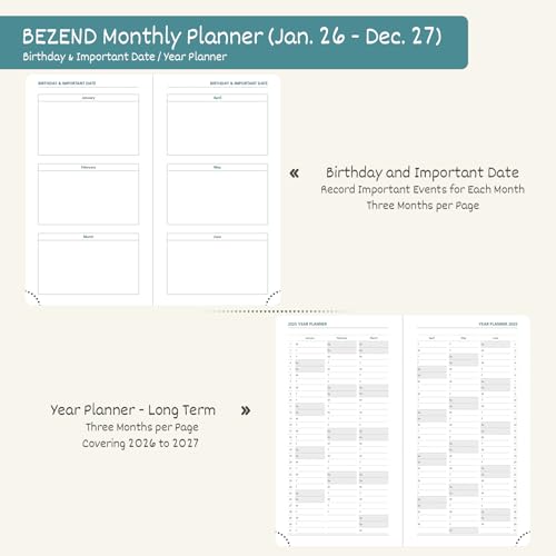 Month to View Planner 2025