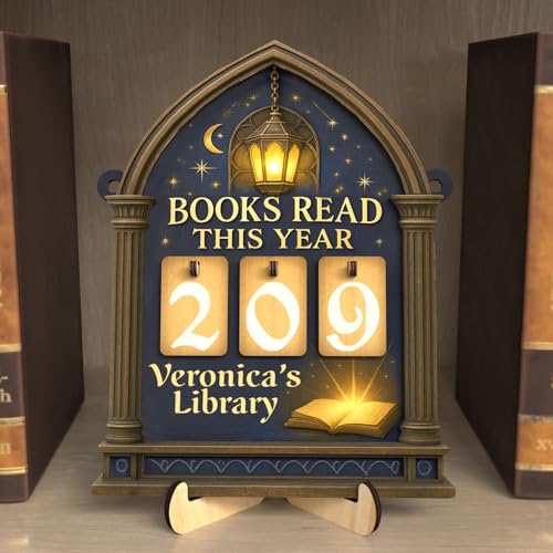 Personalized Books Read This Year Counter