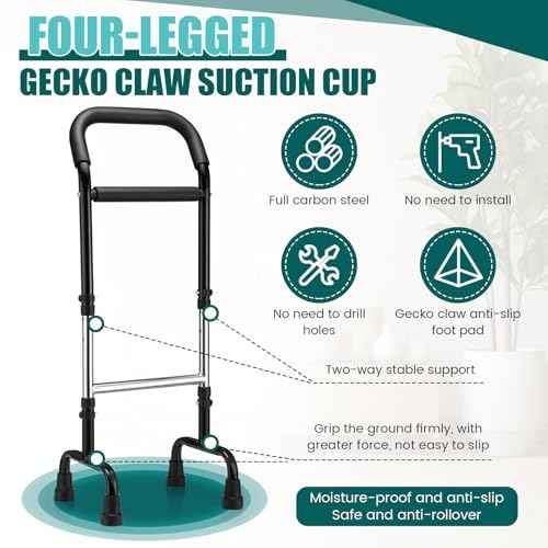 Walking Cane Standing Aid Adjustable Stand Assist Aid