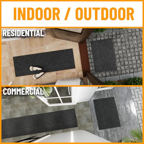 Non Slip Rug with Scraper Pile Durable