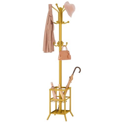 Coat Rack Stand with Umbrella Holder