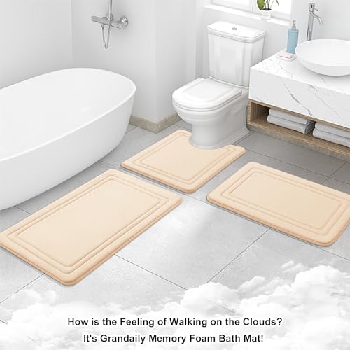 Memory Foam Bath Mat Rug