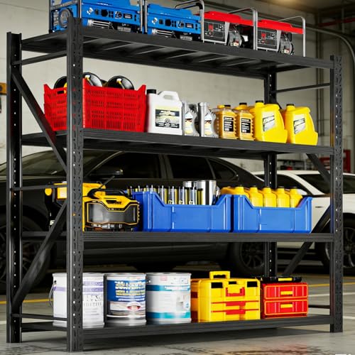 Storage Shelves with Pegboard