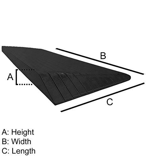 Rubber Power Wheelchair Scooter Threshold Ramps