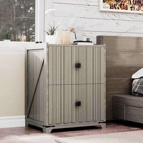 Night Stand with Charging Station
