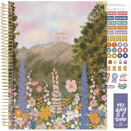 2026 Floral Hardcover Planners