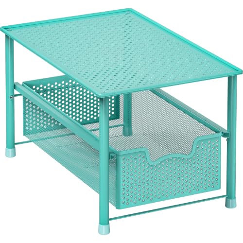 SimpleHouseware Stackable Under Sink Cabinet Sliding Basket Organizer Drawer