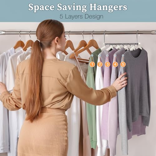 Clothes Hangers Space Saving Shirt Hangers