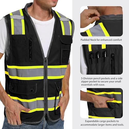 Reflective Safety Vest for Men and Women