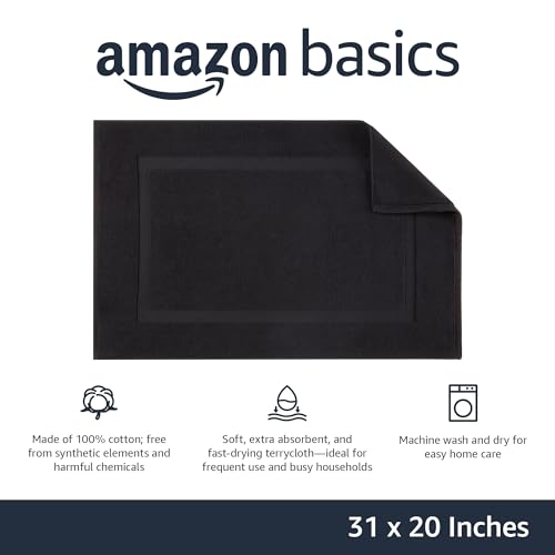 Bath Mat Cotton Solid Indoor Rug