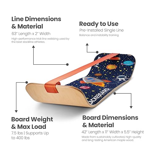 SlackBoard Balance Board Kids & Adults