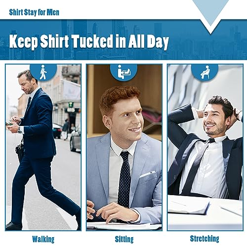 Y Style Shirt Stays For Men with Non