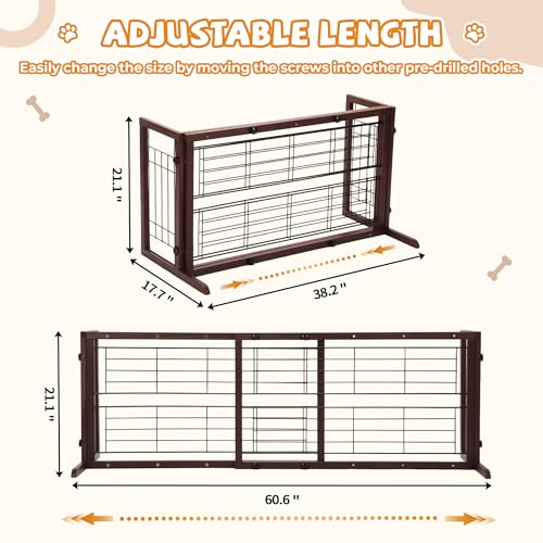 38" 71" Dog Gate Indoor