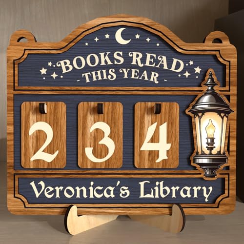 Personalized Books Read This Year Counter