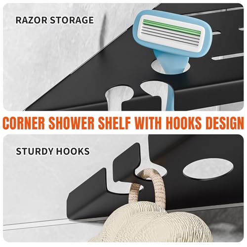 Heavy Duty Triangular Corner Shower Shelf