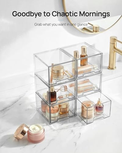 Stackable Storage Drawers Small & Wide & High & Mini
