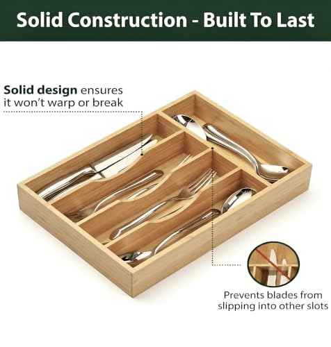 Bamboo Drawer Organizer