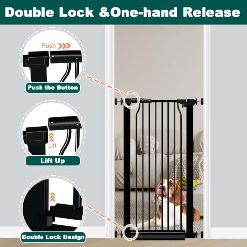 40.5" Extra Tall Pet Gate for Doorways