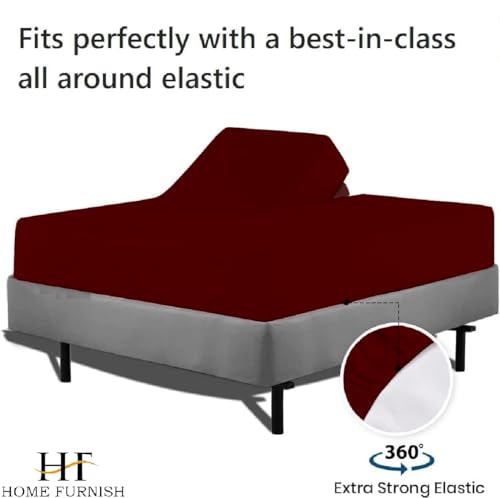 Adjustable Beds Half Split Sheet 600 TC 100% Cotton Fitted